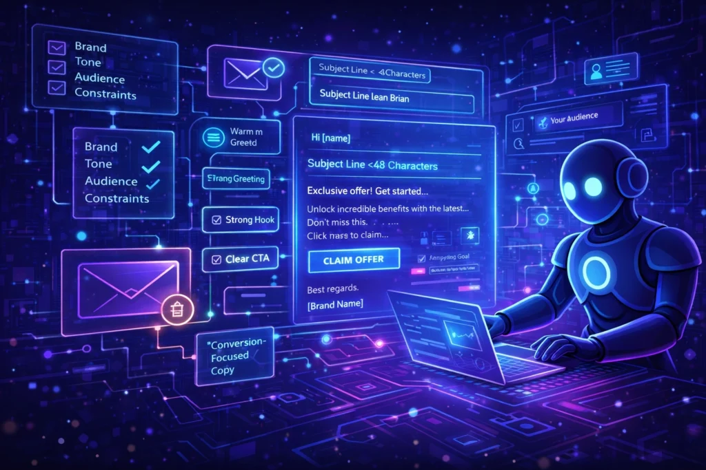 Conversion-Focused Email Writer prompt template